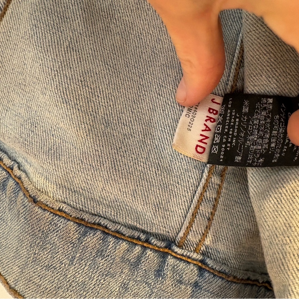 J Brand Light Blue Denim Jacket, size XS - Picture 3 of 5